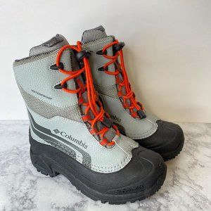 Columbia Bugaboot Plus IV Omni-Heat Snow Boots Kids' Size 2 Gray BY5955-036 New